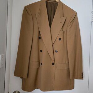 European Men's 2-button Virgin Wool Blazer - US Size 40 (German 50) Like new
